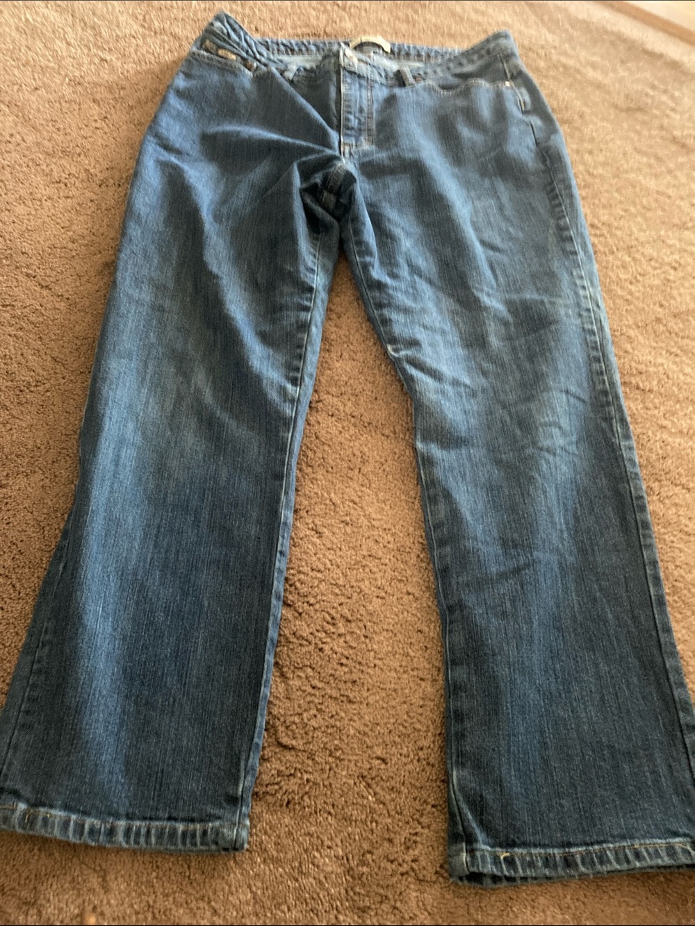 Lee Women's Straight Leg Jeans - Medium Blue Denim